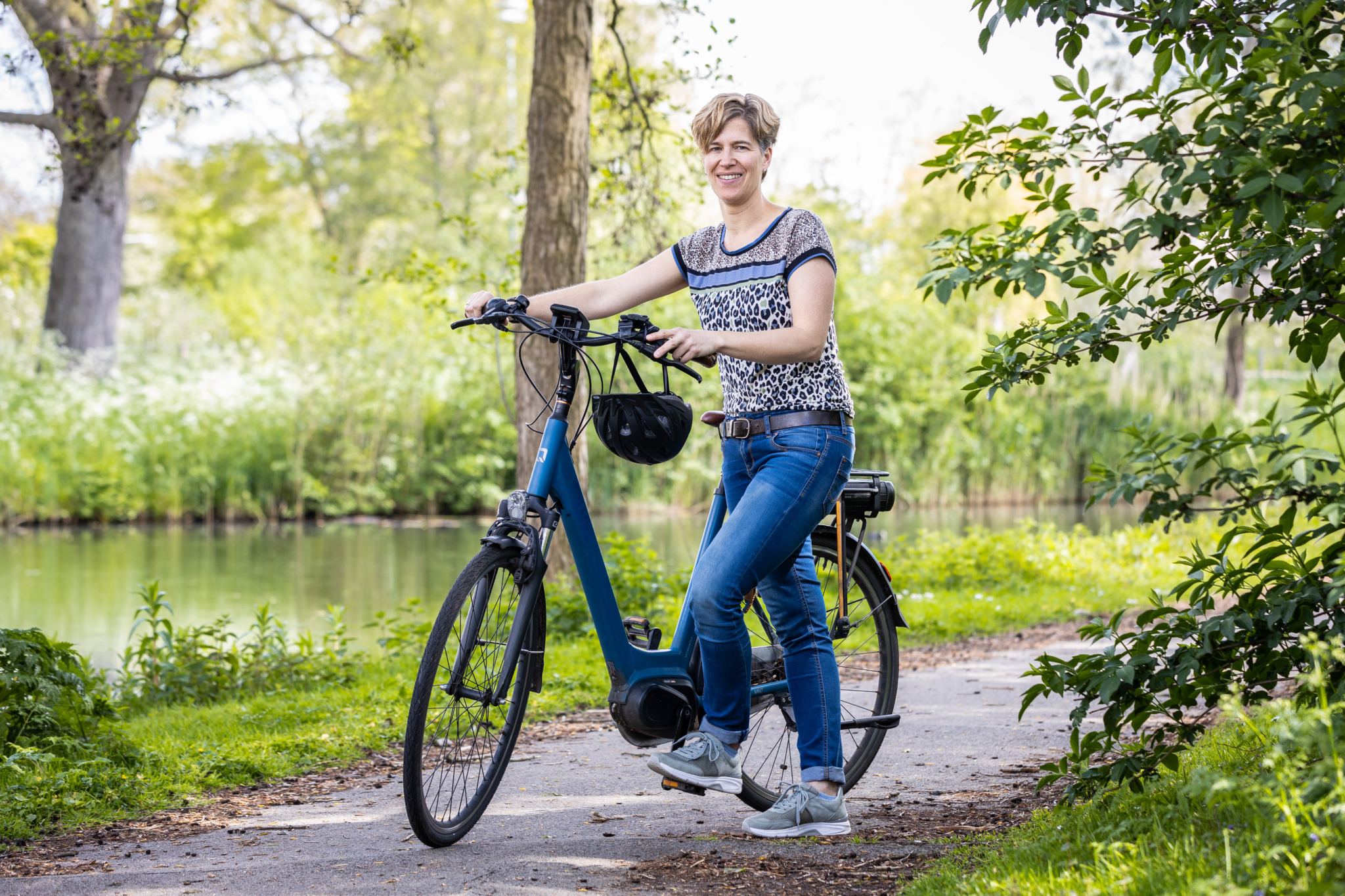 Maaike van Asperen fietste in 3 jaar tijd 20.000 kilometer met haar e-bike.