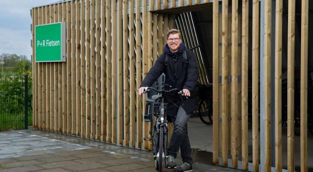 Elektrische deelfietsen bij P+R Nijmegen Noord