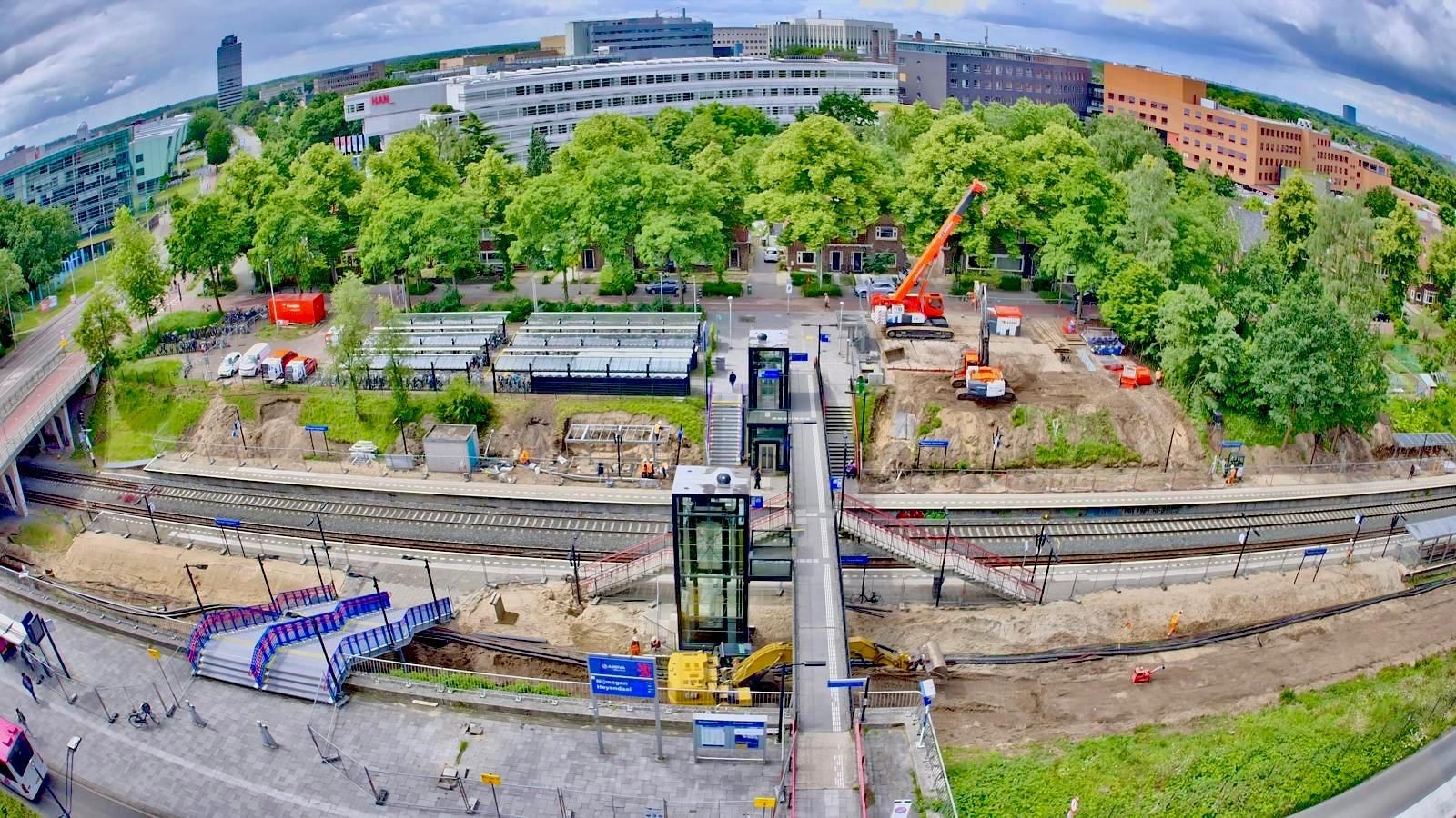 Treinvrije periodes voor verbouwing station Heyendaal